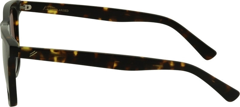 Kai, Matte Dark Tort/Brown Polarised Lenses
