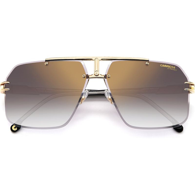 1054/S, Gold and Black/Grey Gold Gradient Mirror Lenses