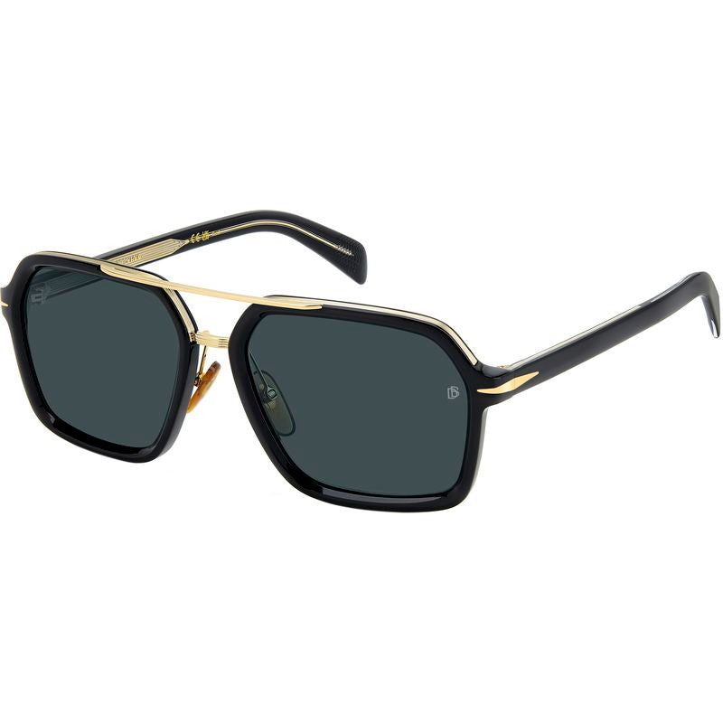 DB 7128/S, Black/Blue Lenses