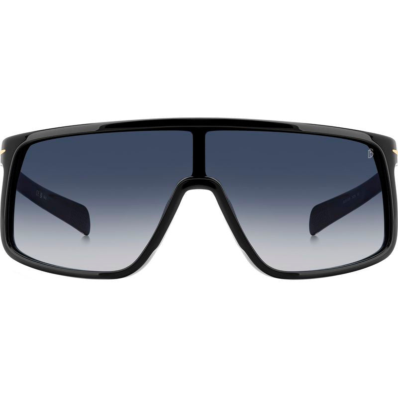 DB 99/Visor, Black Gold/Dark Blue Gradient Lenses