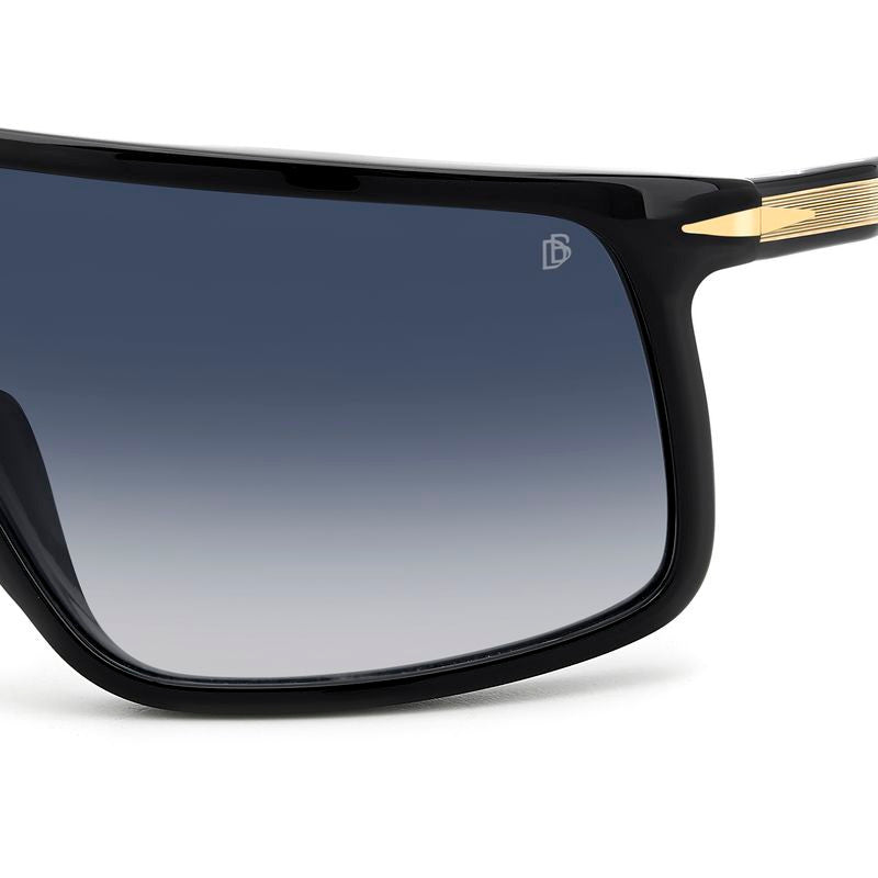 DB 99/Visor, Black Gold/Dark Blue Gradient Lenses
