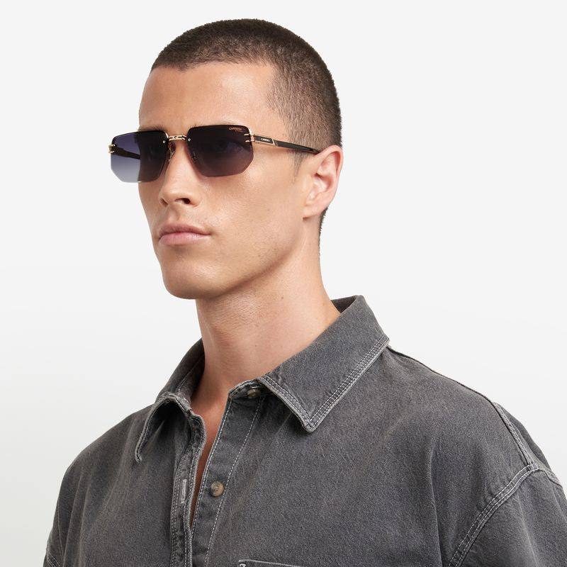 1070/S, Gold and Black/Dark Grey Gradient Lenses