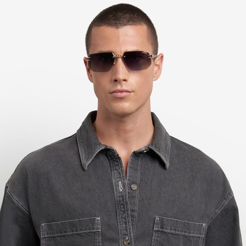 1070/S, Gold and Black/Dark Grey Gradient Lenses