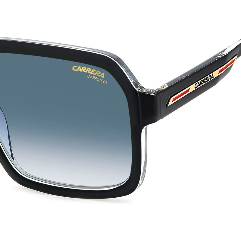 Victory C 08/S, Crystal Black/Dark Blue Gradient Lenses