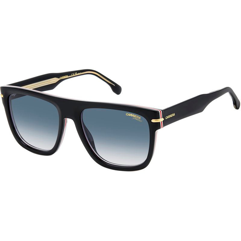 340/S, Black and Gold/Dark Blue Gradient Lenses