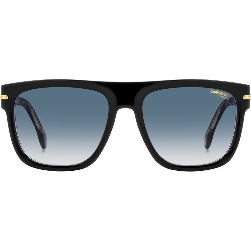 340/S, Black and Gold/Dark Blue Gradient Lenses