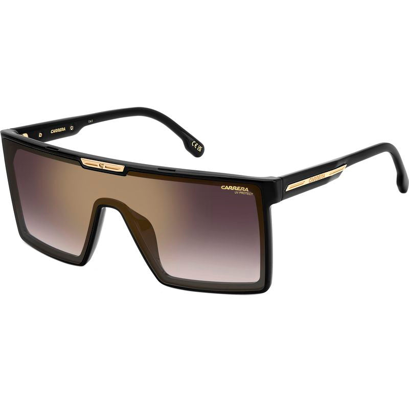 Victory C 07/S, Black/Burgundy Gold Mirror Gradient Lenses