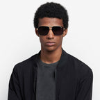 1071/S, Black and Gold/Dark Grey Gradient Lenses