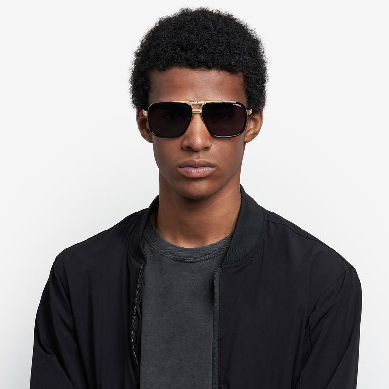 1071/S, Black and Gold/Dark Grey Gradient Lenses