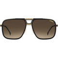 1071/S, Matte Black and Gold/Black Brown Green Gradient Lenses