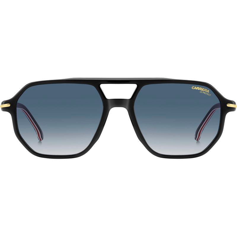 341/S, Black Gold/Blue Gradient Lenses