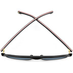 341/S, Black Gold/Blue Gradient Lenses