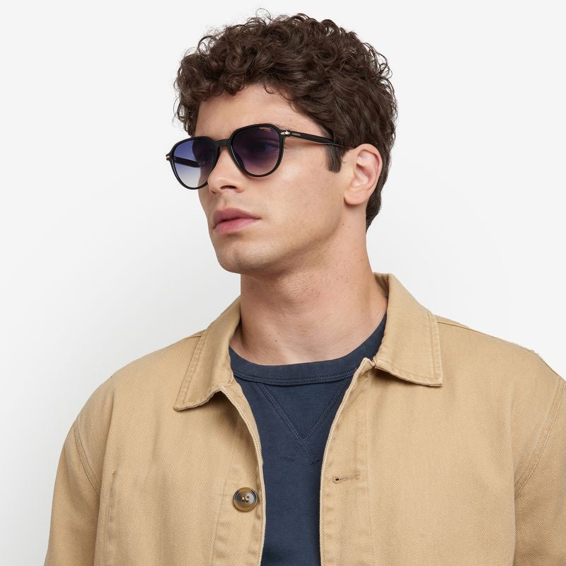 342/S, Black and Gold/Dark Blue Gradient Lenses