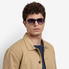 342/S, Black and Gold/Dark Blue Gradient Lenses