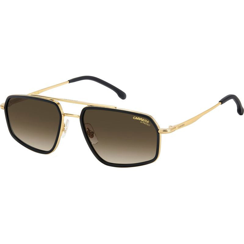 338/S, Matte Black/Black Brown Green Gradient Lenses