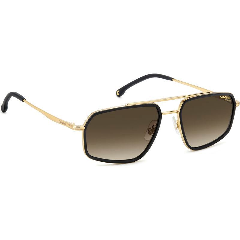 338/S, Matte Black/Black Brown Green Gradient Lenses