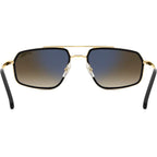 338/S, Matte Black/Black Brown Green Gradient Lenses