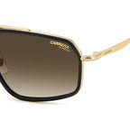 338/S, Matte Black/Black Brown Green Gradient Lenses