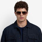 338/S, Matte Black/Black Brown Green Gradient Lenses