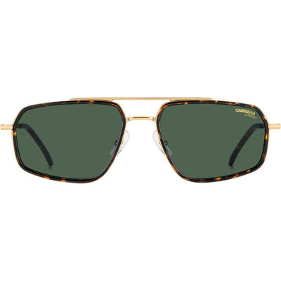 338/S, Gold and Brown Havana/Green Lenses