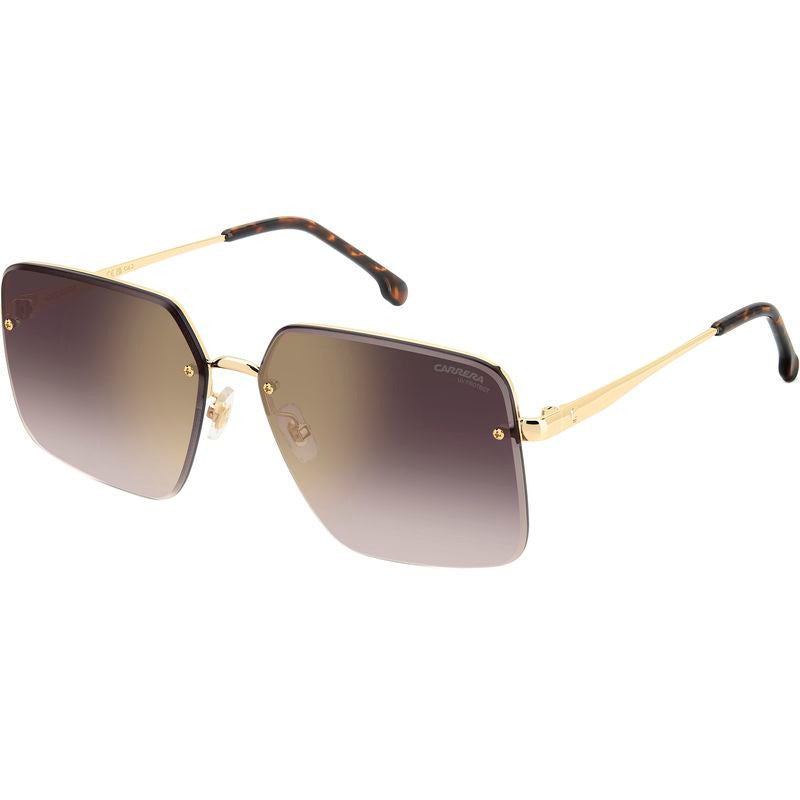 3044/S, Gold and Brown Havana/Burgundy Gold Mirror Gradient Lenses
