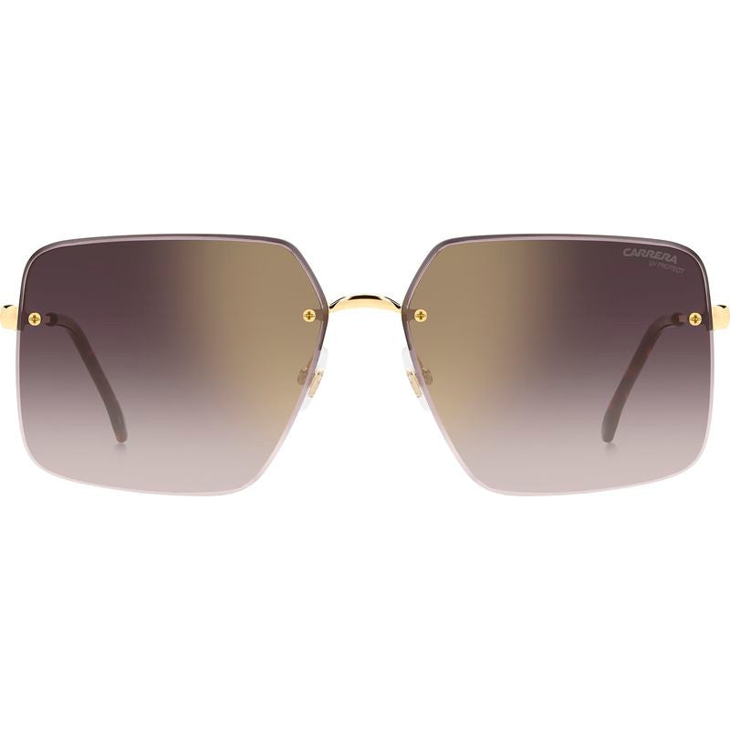 3044/S, Gold and Brown Havana/Burgundy Gold Mirror Gradient Lenses