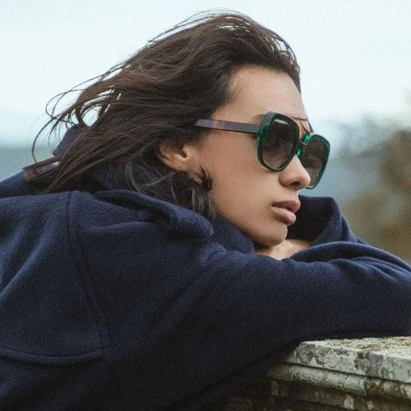 Agave, Emerald Green and Spotted Havana/Grey Gradient Lenses