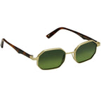 Axum, Matte Gold and Spotted Havana/G15 Gradient Glass Lenses