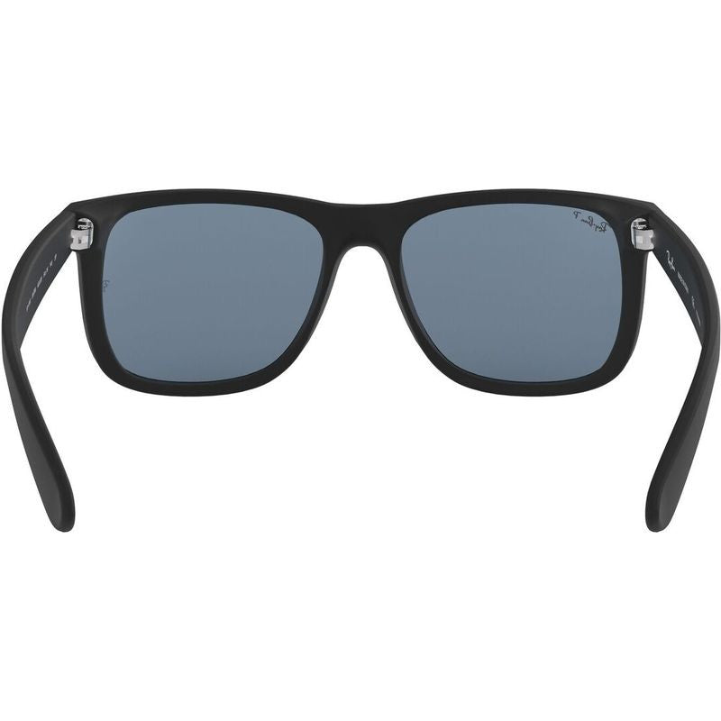 Justin Classic RB4165, Black Rubber/Dark Blue Polarised Lenses 55 Eye Size