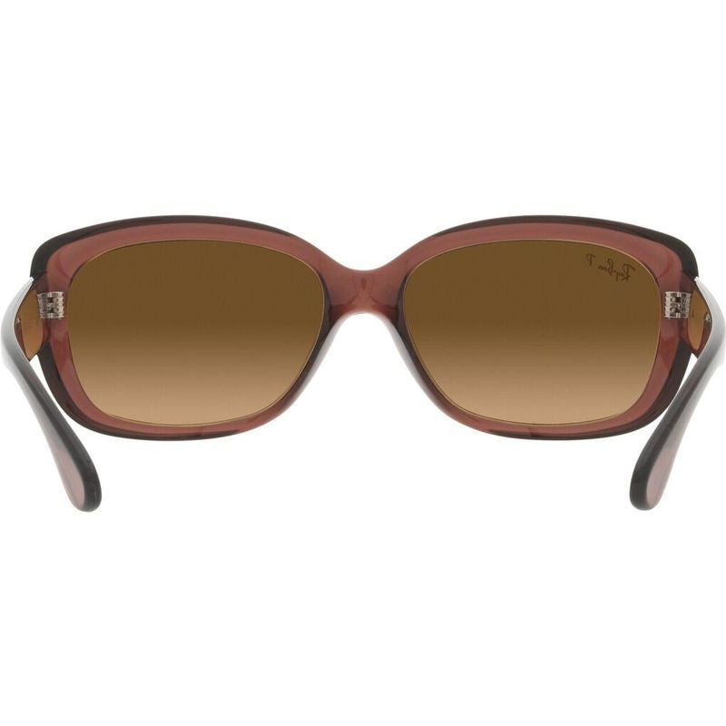 Jackie Ohh RB4101, Transparent Dark Brown/Brown Gradient Polarised Glass Lenses