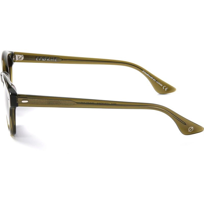 Coil, Polished Army Green/Black Lenses