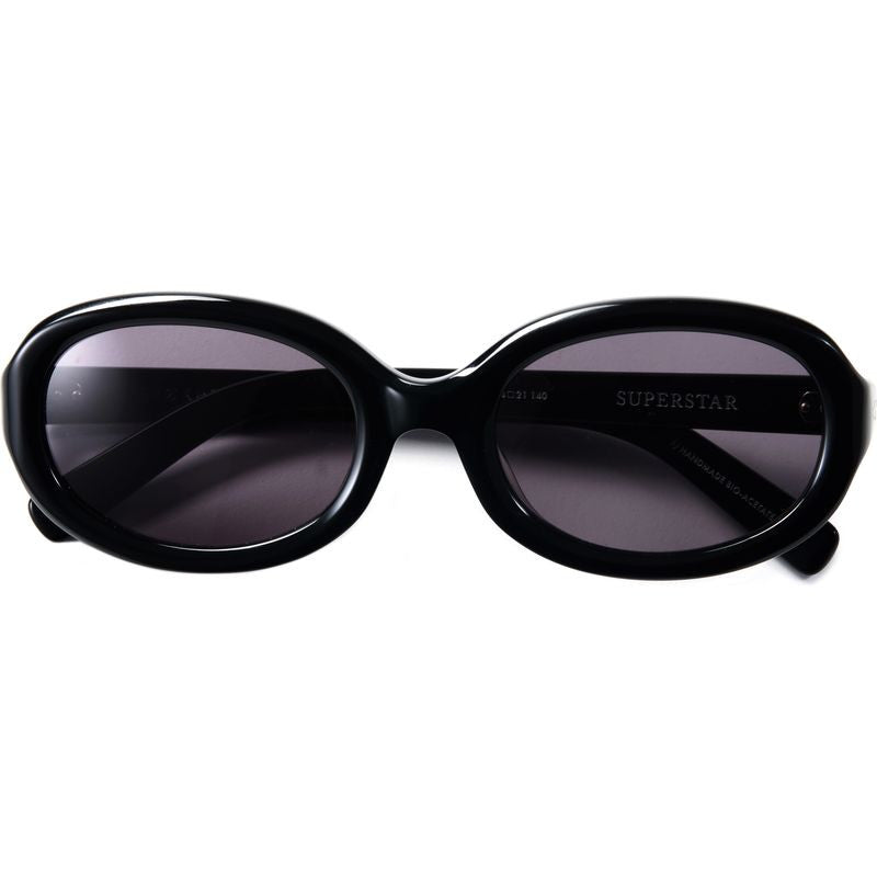 Super Star, Polished Black/Black Lenses