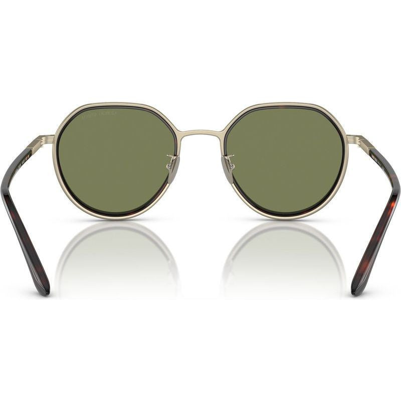 AR6144, Matte Pale Gold/Green Lenses
