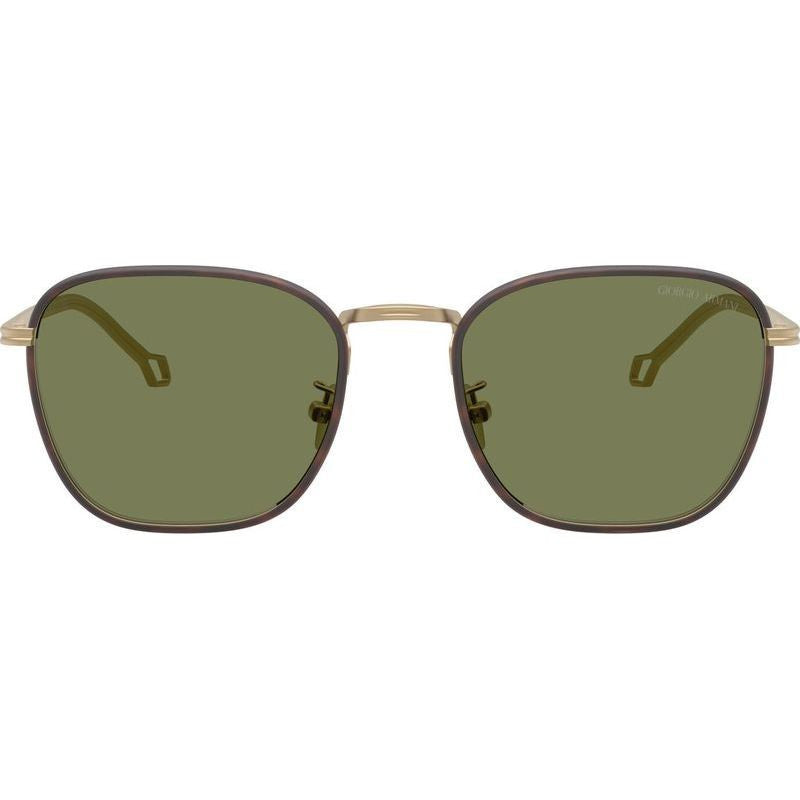 AR6164J, Matte Pale Gold/Green Lenses