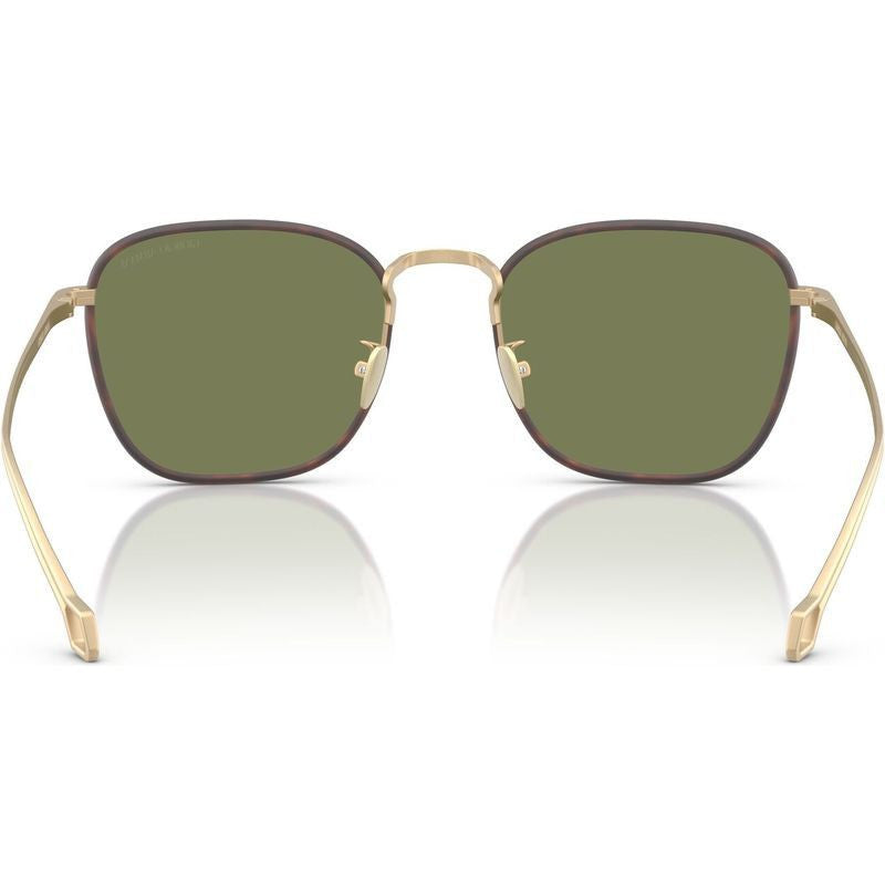 AR6164J, Matte Pale Gold/Green Lenses