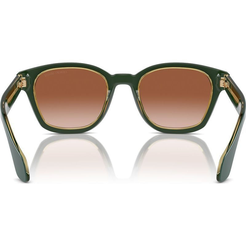 AR8207F, Top Green Transparent Olive/Brown Gradient Lenses