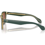 AR8207F, Top Green Transparent Olive/Brown Gradient Lenses