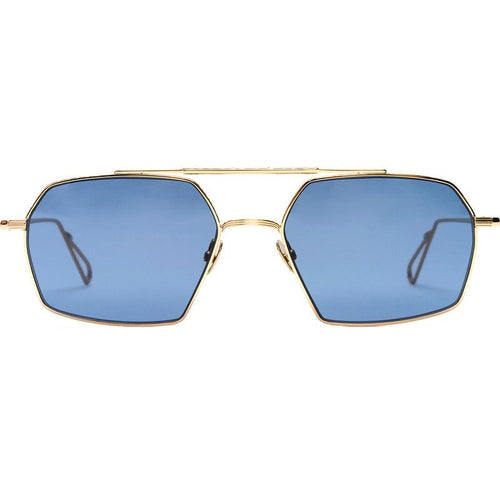 Haussmann, Champagne/Blue Lenses