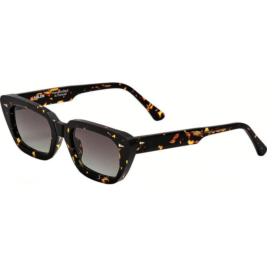 Jeanne, Yellow Turtle/Green Gradient Lenses