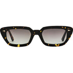 Jeanne, Yellow Turtle/Green Gradient Lenses