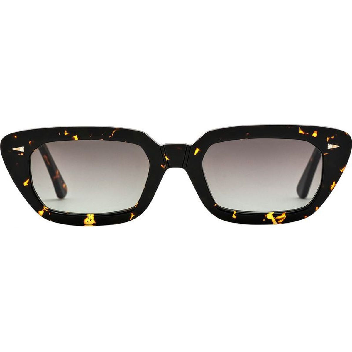 Jeanne, Yellow Turtle/Green Gradient Lenses