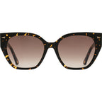 Marguerite, Yellow Turtle/Smoke Gradient Lenses