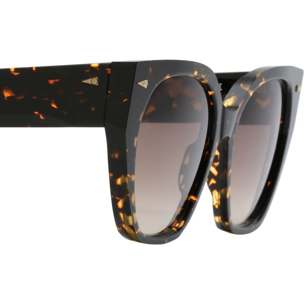 Marguerite, Yellow Turtle/Smoke Gradient Lenses