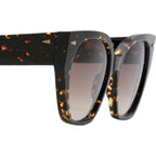 Marguerite, Yellow Turtle/Smoke Gradient Lenses