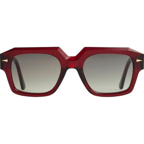 Trudaine, Burgundy/Green Gradient Lenses