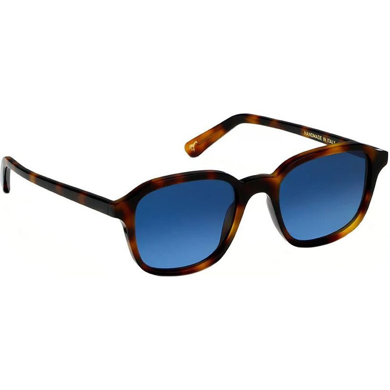 Atlas, Spotted Havana/Blue HD Gradient Glass Lenses