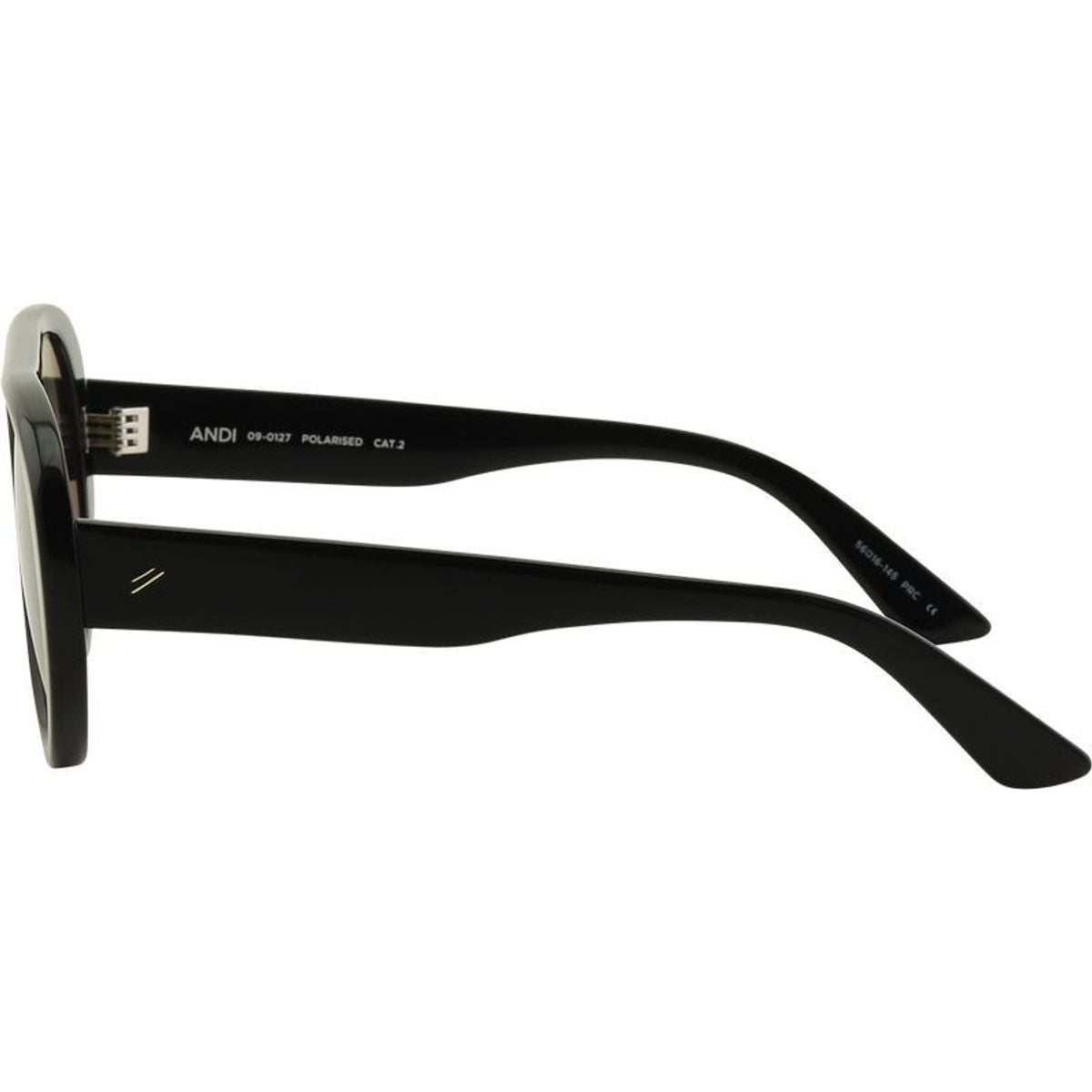 Andi, Black/Light Brown Polarised Lenses