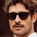 Billy, Shiny Black/Grey Polarised Lenses