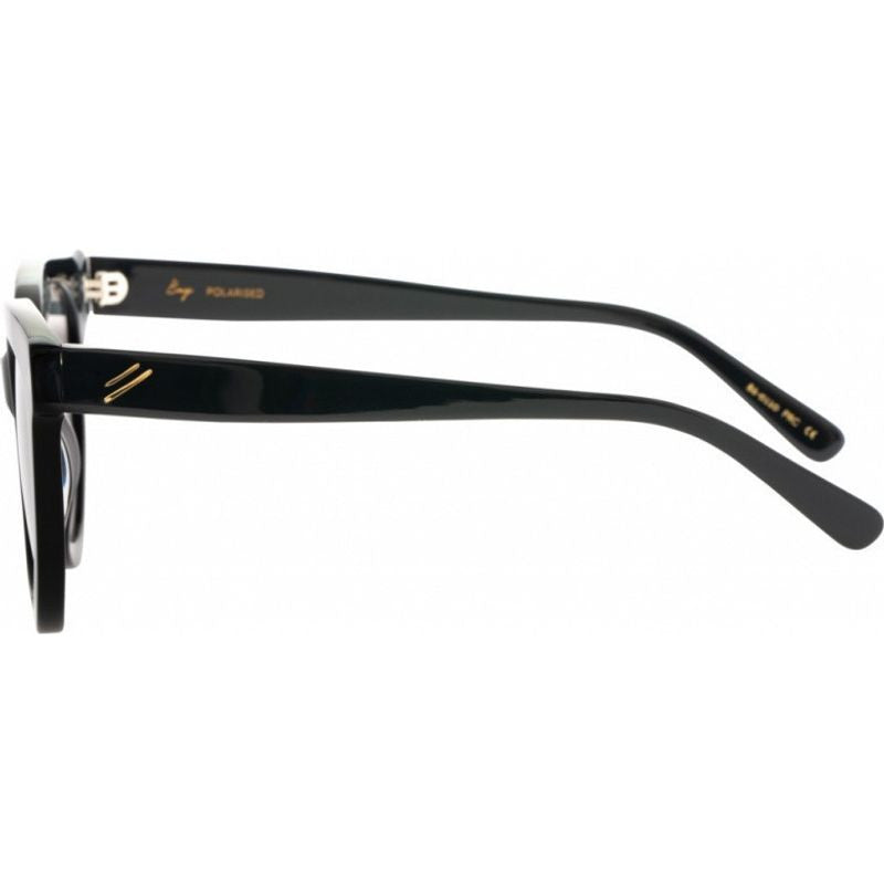 Bay, Shiny Black/Grey Polarised Lenses