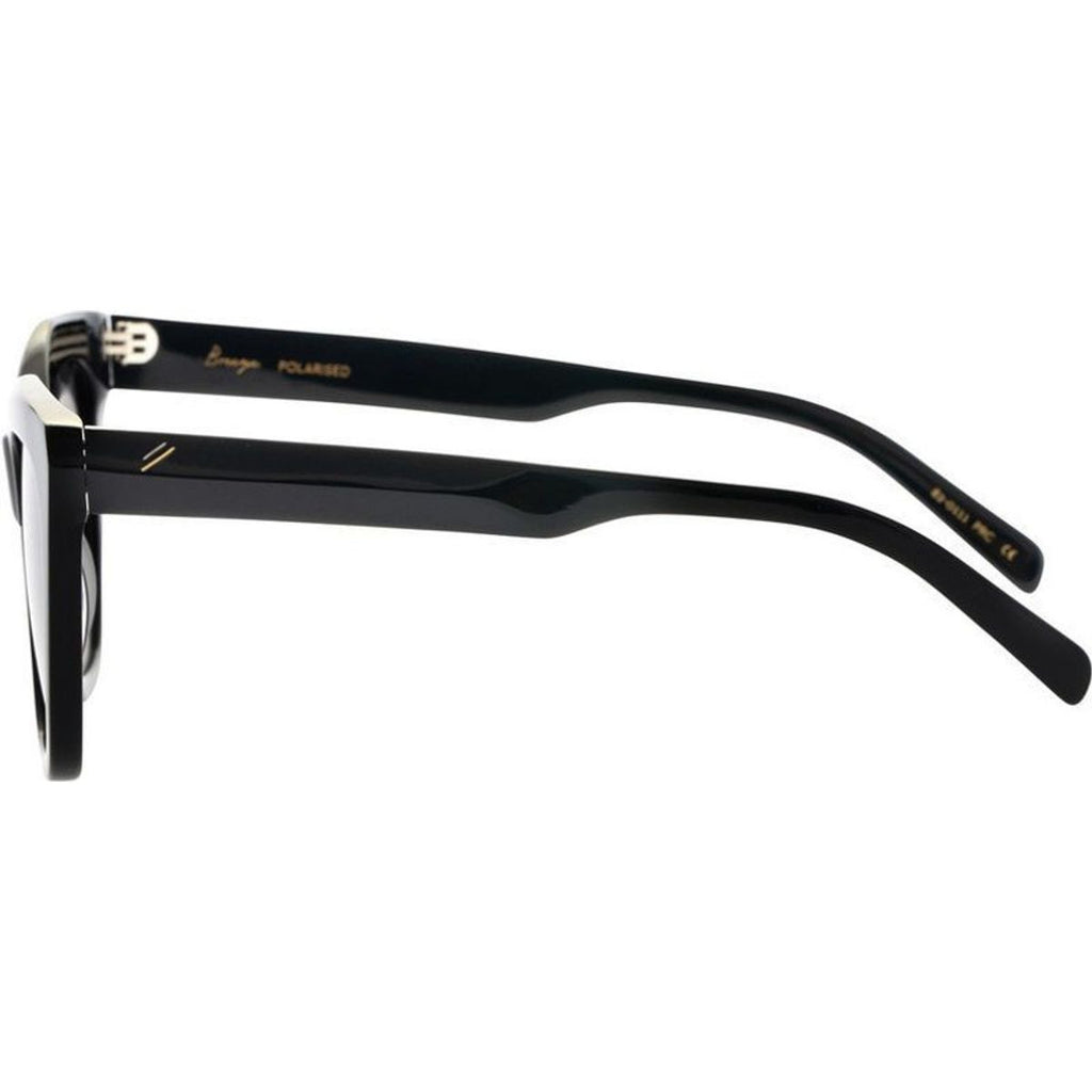 Breeze, Shiny Black/Grey Gradient Polarised Lenses